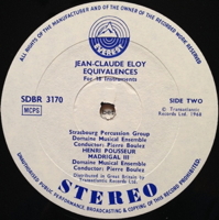 1968 LP EVEREST TRANSATLANTIC REC 3170 UK