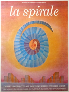 1976 Affiche La Spirale, Armand Mattelart et al.
