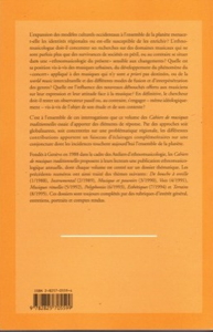1996 Cahiers Ethnomusicologie 9
