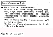 1967 Le Nouvel Observateur