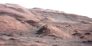 Mount Sharp, a mountain inside Gale Crater